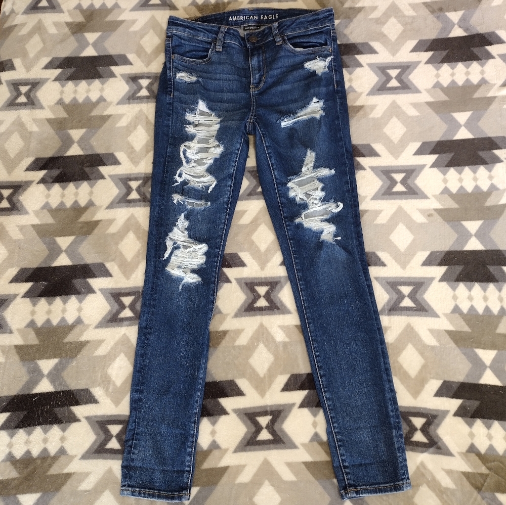 🌿 AE Jegging Jeans Sz 10 long